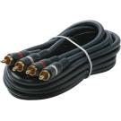 Audio Cable 6FT RCA-M RCA-M Shielded Blue Dual